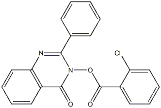 4-oxo-2-phenyl-3,4-dihydroquinazolin-3-yl 2-chlorobenzoate Structure