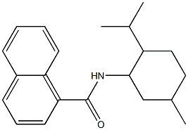 N1-(2-isopropyl-5-methylcyclohexyl)-1-naphthamide Structure