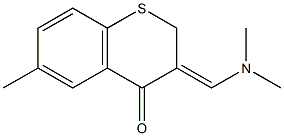 3-[(Z)-(dimethylamino)methylidene]-6-methyl-2H-thiochromen-4-one 구조식 이미지