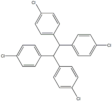 1-chloro-4-[1,2,2-tri(4-chlorophenyl)ethyl]benzene 구조식 이미지