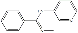 N'-methyl-N-(3-pyridinyl)benzenecarboximidamide Structure