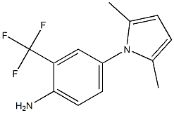 4-(2,5-dimethyl-1H-pyrrol-1-yl)-2-(trifluoromethyl)aniline Structure
