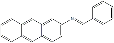 N2-benzylideneanthracen-2-amine 구조식 이미지