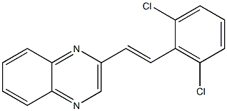 2-(2,6-dichlorostyryl)quinoxaline Structure