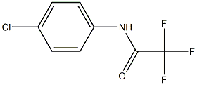 N-(4-chlorophenyl)-2,2,2-trifluoroacetamide Structure