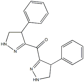 di(4-phenyl-4,5-dihydro-1H-pyrazol-3-yl)methanone 구조식 이미지