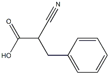 2-cyano-3-phenylpropanoic acid Structure