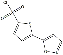 5-(5-isoxazolyl)-2-thiophenesulfonoyl chloride 구조식 이미지