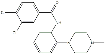 3,4-dichloro-N-[2-(4-methylpiperazino)phenyl]benzenecarboxamide Structure
