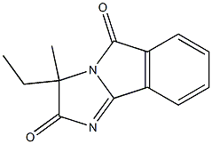 3-ethyl-3-methyl-2,5-dihydro-3H-imidazo[2,1-a]isoindole-2,5-dione Structure