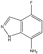 4-fluoro-1H-indazol-7-amine 구조식 이미지