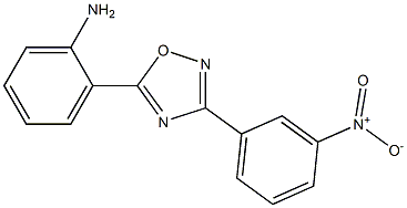 2-[3-(3-nitrophenyl)-1,2,4-oxadiazol-5-yl]aniline Structure