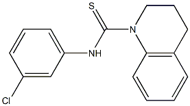 N1-(3-chlorophenyl)-1,2,3,4-tetrahydroquinoline-1-carbothioamide Structure