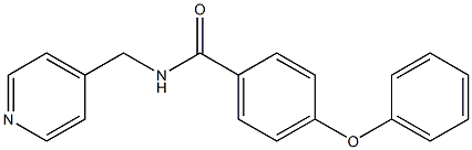 4-phenoxy-N-(4-pyridinylmethyl)benzenecarboxamide Structure