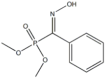 dimethyl hydroxyimino(phenyl)methylphosphonate 구조식 이미지
