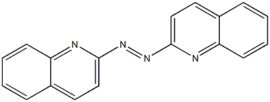 1,2-di(2-quinolyl)diaz-1-ene 구조식 이미지