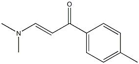 3-(dimethylamino)-1-(4-methylphenyl)prop-2-en-1-one 구조식 이미지