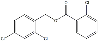 2,4-dichlorobenzyl 2-chlorobenzoate Structure