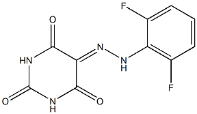 5-[2-(2,6-difluorophenyl)hydrazono]hexahydropyrimidine-2,4,6-trione Structure