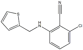 2-chloro-6-[(2-thienylmethyl)amino]benzonitrile 구조식 이미지