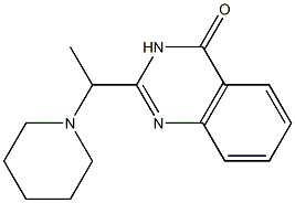 2-(1-piperidinoethyl)-4(3H)-quinazolinone 구조식 이미지