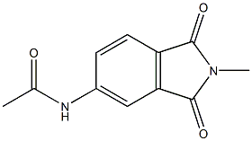 N1-(2-methyl-1,3-dioxo-2,3-dihydro-1H-isoindol-5-yl)acetamide 구조식 이미지