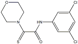N-(3,5-dichlorophenyl)-2-morpholino-2-thioxoacetamide 구조식 이미지