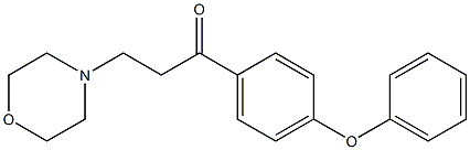 3-morpholino-1-(4-phenoxyphenyl)propan-1-one 구조식 이미지