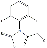 4-(chloromethyl)-3-(2,6-difluorophenyl)-1,3-thiazole-2(3H)-thione Structure