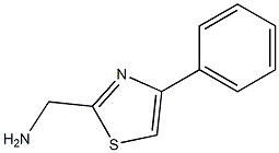 (4-phenyl-1,3-thiazol-2-yl)methylamine 구조식 이미지