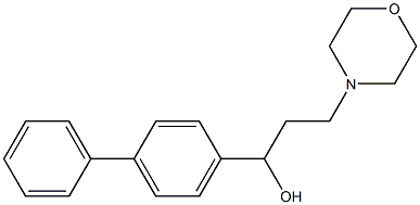 1-[1,1'-biphenyl]-4-yl-3-morpholinopropan-1-ol Structure