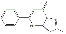 2-methyl-5-phenyl-4,7-dihydropyrazolo[1,5-a]pyrimidin-7-one Structure