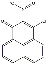 3-chloro-2-nitro-1H-phenalen-1-one 구조식 이미지