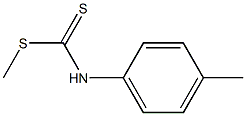 methyl 4-toluidinomethanedithioate 구조식 이미지
