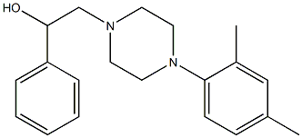 2-[4-(2,4-dimethylphenyl)piperazino]-1-phenyl-1-ethanol 구조식 이미지