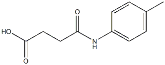 4-oxo-4-(4-toluidino)butanoic acid Structure