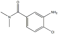 3-amino-4-chloro-N,N-dimethylbenzamide 구조식 이미지