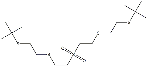 di(2-{[2-(tert-butylthio)ethyl]thio}ethyl) sulfone Structure