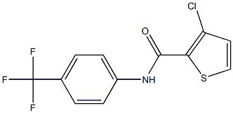 N2-[4-(trifluoromethyl)phenyl]-3-chlorothiophene-2-carboxamide Structure