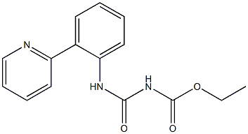 ethyl N-[(2-pyridylanilino)carbonyl]carbamate 구조식 이미지