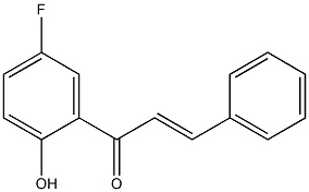 1-(5-fluoro-2-hydroxyphenyl)-3-phenylprop-2-en-1-one Structure