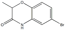 6-bromo-2-methyl-2H-1,4-benzoxazin-3(4H)-one Structure