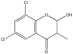 6,8-dichloro-2-hydroxy-3-methylchroman-4-one Structure
