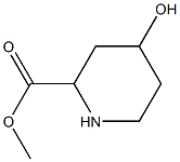 methyl 4-hydroxy-2-piperidinecarboxylate 구조식 이미지