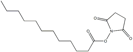 2,5-dioxotetrahydro-1H-pyrrol-1-yl laurate 구조식 이미지