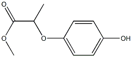 methyl 2-(4-hydroxyphenoxy)propanoate Structure