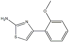 4-(2-methoxyphenyl)-1,3-thiazol-2-amine 구조식 이미지