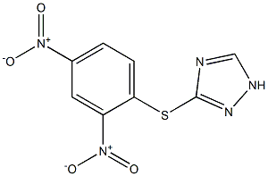 3-[(2,4-dinitrophenyl)thio]-1H-1,2,4-triazole Structure