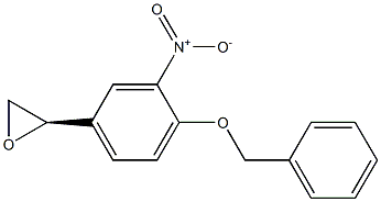 (R)-4-Benzyloxy-3-Nitrostyrene Oxide Structure