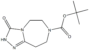 3-OXO-2,3,4,5,7,8-HEXAHYDRO-1,2,3A,6-TETRAAZA-AZULENE-6-CARBOXYLIC ACID TERT-BUTYL ESTER 구조식 이미지